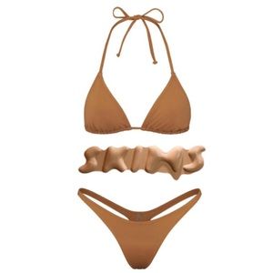 NWT SKIMS Triangle Top & Thong Bikini